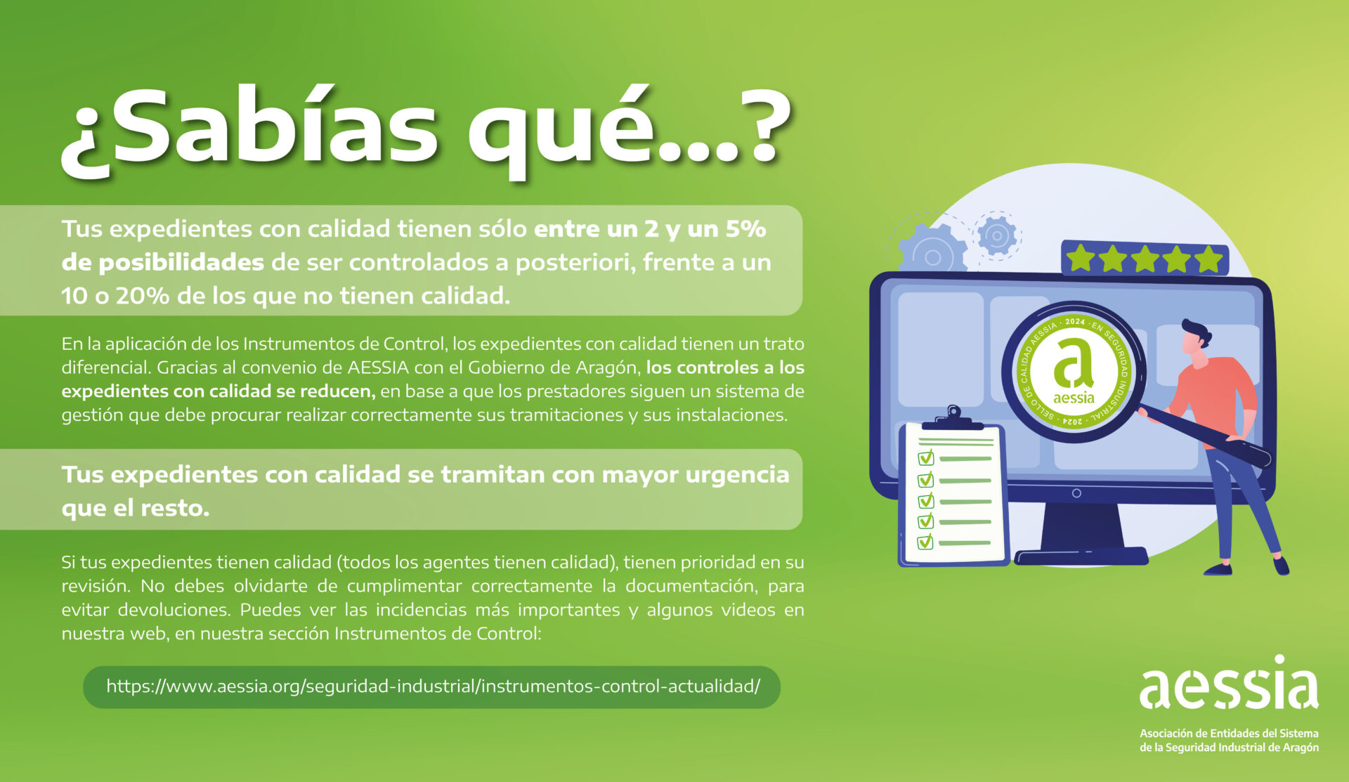 ¿Sabías que ...? 1. AESSIA Asociación de Entidades del Sistema de la Seguridad Industrial de Aragón ¿Sabías que ...? AESSIA. Asociación de Entidades del Sistema de la Seguridad Industrial de Aragón