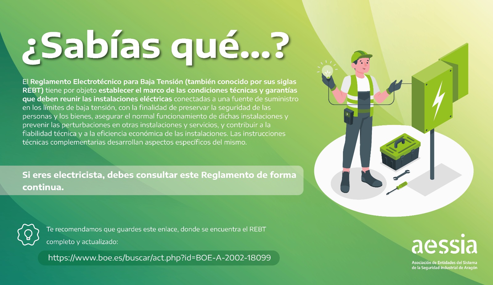 Los prestadores con Carta de Calidad ya tienen su boletín de noticias exclusivo 1. AESSIA Asociación de Entidades del Sistema de la Seguridad Industrial de Aragón Los prestadores con Carta de Calidad ya tienen su boletín de noticias exclusivo AESSIA. Asociación de Entidades del Sistema de la Seguridad Industrial de Aragón